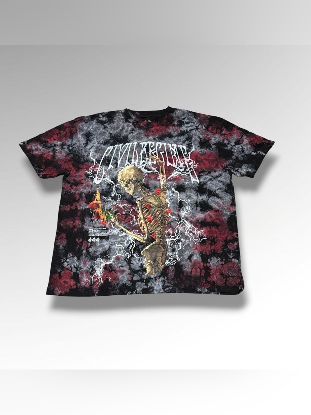 Civil Regime Reap What You Sow Tie Dye Tee